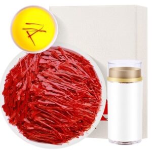 Dried red saffron